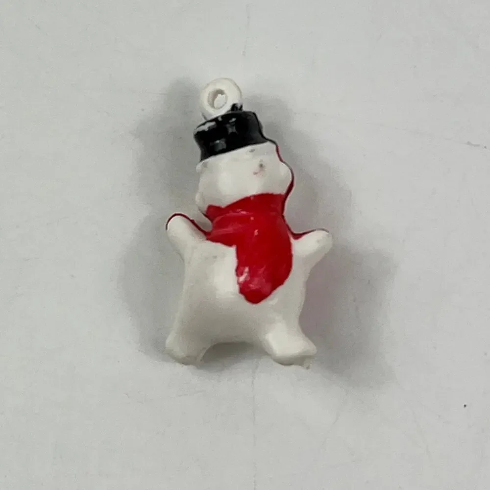 Vintage Snowman Figurine Lot Japan Ceramic Resin Pick Top Ornaments Holiday 5 Pc